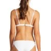 Vitamin A EcoLux Luciana Full Cut Bikini Bottom In White -Tial Muse Shop 167BFECWB