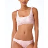 Anne Cole Studio Coral And White Striped Bikini Top -Tial Muse Shop 18SB32202 c6f75b3b 2c34 40bb 9920 83262f14b0db