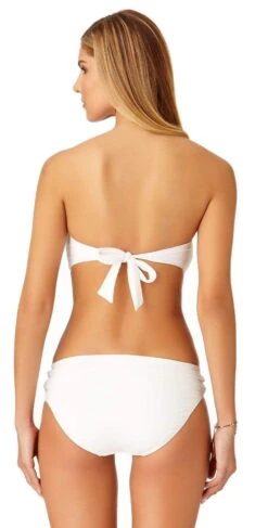 Anne Cole Live In Color Twist Bandeau Bikini Top -Tial Muse Shop 19MT10101 WHT 19MB36001 870