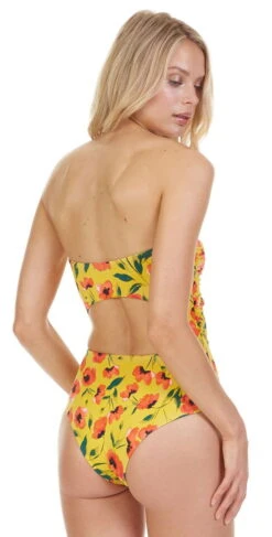Tori Praver Roux One Piece Swimsuit In French Poppy -Tial Muse Shop 1S19SOROPO SAF 3