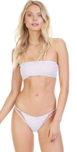 Tori Praver Manon Fine Rib Bikini Bottom In Rose Gold Stripe 9 Tori Praver Manon Fine Rib Bikini Bottom In Rose Gold Stripe -Tial Muse Shop 1S19STROSR WHT 1 cb66aee6 7070 4d85 8532 d6fbcf1b8c86
