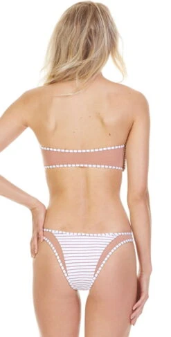 Tori Praver Manon Fine Rib Bikini Bottom In Rose Gold Stripe 10 Tori Praver Manon Fine Rib Bikini Bottom In Rose Gold Stripe -Tial Muse Shop 1S19STROSR WHT 2 6bfe41c7 61af 4ad5 8367 c64100ddf882