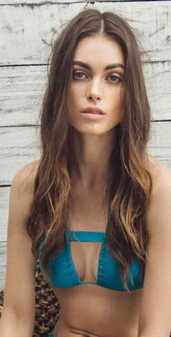 Boamar Wasabi Strapless Top In Blue ST0036-BLU