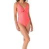 Anne Cole Dream Weaver Twist Front One Piece Swimsuit -Tial Muse Shop 20MO06014 MEL