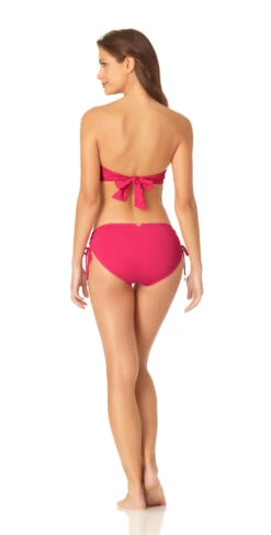 Anne Cole Live In Color Twist Bandeau Bikini Top -Tial Muse Shop 20MT10101 20MB30001 BERRY 406