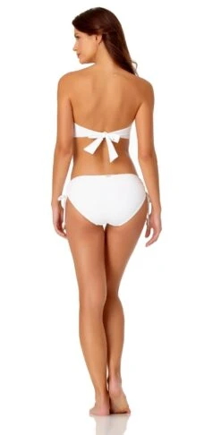 Anne Cole Live In Color Twist Bandeau Bikini Top -Tial Muse Shop 20MT10101 20MB30001 WHT 828
