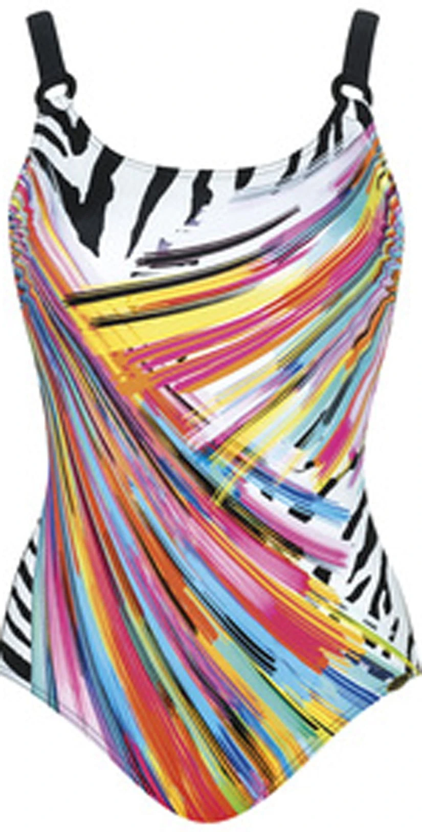 Sunflair Painted Curl Mastectomy One Piece Swimsuit 4 Sunflair Painted Curl Mastectomy One Piece Swimsuit - Image 2