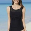 Sunflair Caribbean Temptations One Piece Swimsuit In Black -Tial Muse Shop 22353