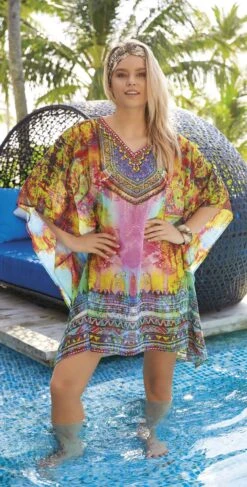 Sunflair Oriental Dream V Neck Poncho