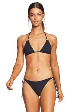 Vitamin A EcoRib Cosmo Halter Bikini Top -Tial Muse Shop 252TERBF