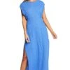 Vitamin A Florence Long Dress In Blue -Tial Muse Shop 282DLSB
