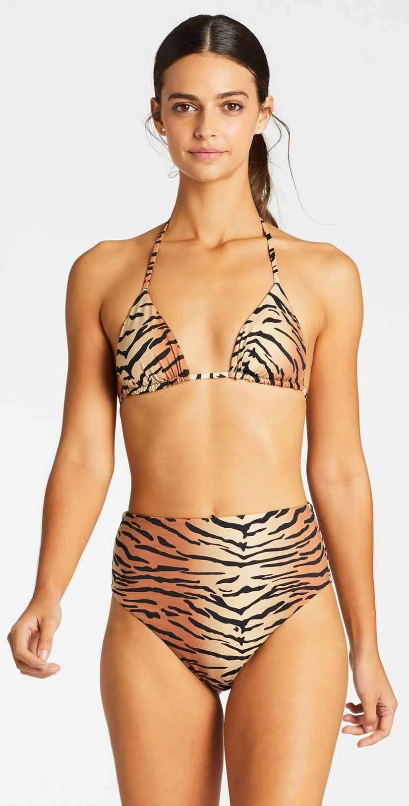 Vitamin A EcoLux Gia Reversible Triangle Bikini Top In Ziva 3 Vitamin A EcoLux Gia Reversible Triangle Bikini Top In Ziva