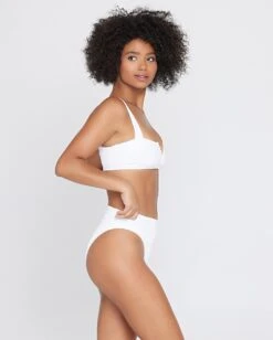 Ribbed Frenchi Bikini Bottom -Tial Muse Shop 5795722 LEELEE FRENCHI WHT V 2 Copy