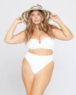 Ribbed Frenchi Bikini Bottom -Tial Muse Shop 5795724 LEELEE FRENCHI WHT A 2 Copy