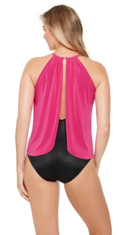 Magicsuit Aubrey One Piece Swimsuit In Rose Pink -Tial Muse Shop 6008020 SOLIDS AUBREY ROS B 1