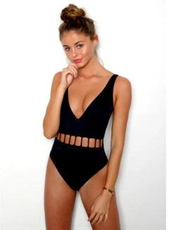 Peixoto The Jade One Piece Swimsuit In Black 31702F-S46-BLK