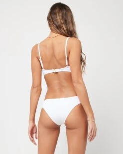 Ribbed Helena Bikini Top -Tial Muse Shop 6415024 RHHET22 RHSNC22 WHT S 4