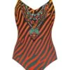 Sunflair Orange Gem One Piece -Tial Muse Shop 72166