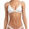 Vitamin A EcoLux Moss Bikini Top In White