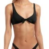 Vitamin A EcoRib Lou Bikini Top In Black 1 Vitamin A EcoRib Lou Bikini Top In Black -Tial Muse Shop 918TLouFront