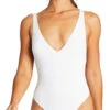 Vitamin A EcoLux Alana One Piece Swimsuit In White -Tial Muse Shop 929M ECW 2166 F1