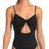 Vitamin A EcoRib Alma One Piece Swimsuit In Black -Tial Muse Shop 931MF ERB 0559 Front