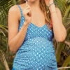 Anita Lelepa Maternity Tankini Set In Cornflower Blue 9676-319