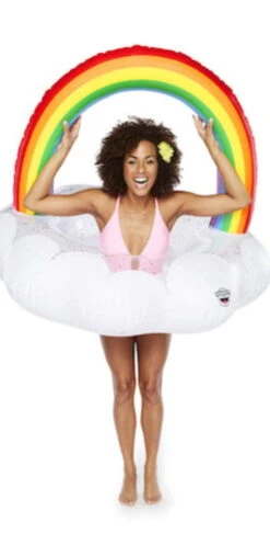 Big Mouth Giant Rainbow Cloud Pool Float BMPF-0012 -Tial Muse Shop BMPF 0012 rainbow cloud model sq 549x550 1