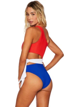 Beach Riot Carlie One Piece In American Colorblock -Tial Muse Shop BR8140C AMCL BACK 1024x1024 013c357c c478 439b 96c9 95a960f8c736