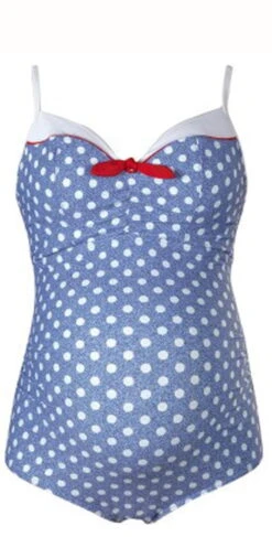 Cache Coeur Maternity Marilyn One Piece Swimsuit BM167-JEAN -Tial Muse Shop Cache Coeur marilyn Front ad04a7fa 30b0 4669 aab5 be2ebcd24133