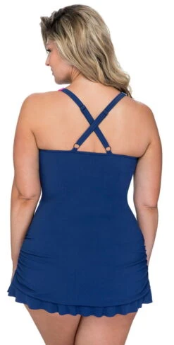 Profile By Gottex Bermuda Breeze Skirted One Piece -Tial Muse Shop E9312W01050 B