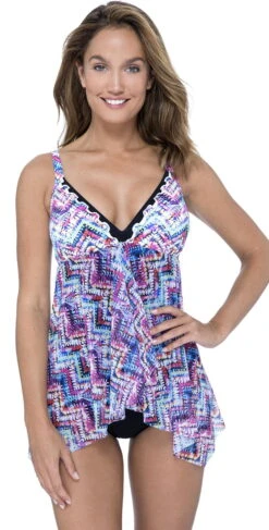 Profile By Gottex Fantasia Flyaway One Piece Swimsuit