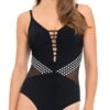 Profile By Gottex Hollywood One Piece Swimsuit In Black E854-2074-001 -Tial Muse Shop Hollywood E854 2074 big