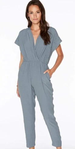 L Space Raquel Romper In Slated Glass RAQJU18-SLG