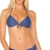 Luli Fama Cosita Buena Molded Push Up Bandeau Bikini Top In Azul -Tial Muse Shop L176 435 521 499 z