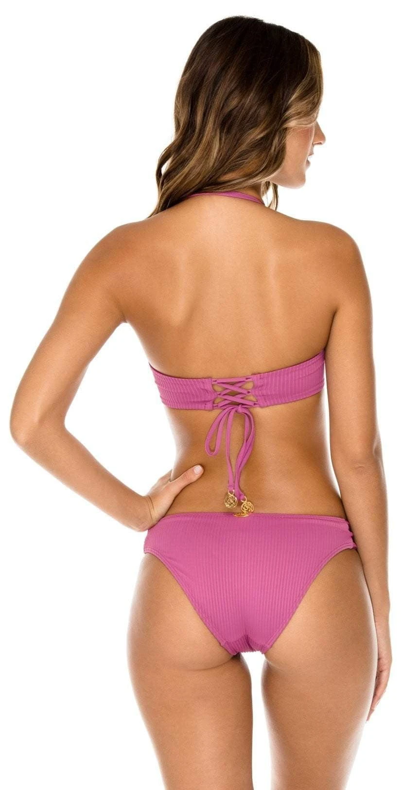Luli Fama Orillas Del Mar Underwire Bandeau Bikini Top In Purple 4 Luli Fama Orillas Del Mar Underwire Bandeau Bikini Top In Purple - Image 2