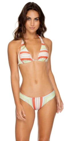 Luli Fama Playtime Triangle Halter Bikini Top