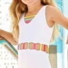 Little Peixoto Girls Jade One Piece Swimsuit In White 51706-S18 2 Little Peixoto Girls Jade One Piece Swimsuit In White 51706-S18 -Tial Muse Shop Little Peixoto The Jade White One Piece 51706 S18 80980538 88f6 4caa a25c 526549f2dcf3