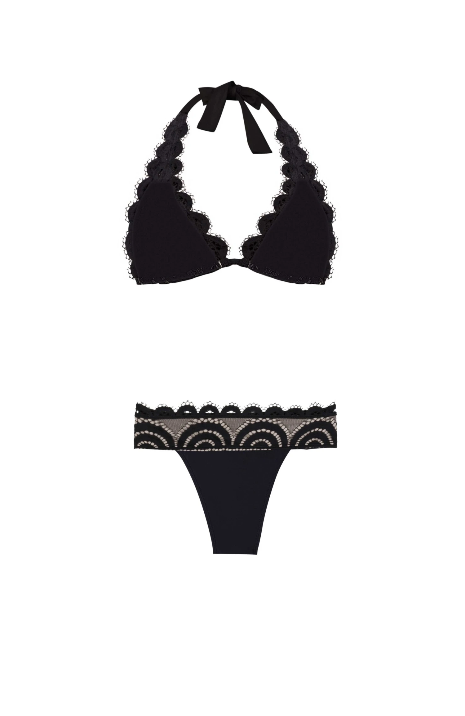 PilyQ Midnight Lace Banded Teeny Bottom 5 PilyQ Midnight Lace Banded Teeny Bottom - Image 3