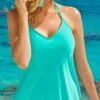 Magicsuit Gigi Tankini Top In Pool Blue 6003067-PBL -Tial Muse Shop Magicsuit 6003067 Solid GIGI POL 002 1 logo