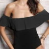 Maylana Allegra One Piece In Black MA17-E21-BLK -Tial Muse Shop Maylana Alegra Off the shoulder swimsuit f3cebf06 c23b 4409 b3d1 34165de95b1a