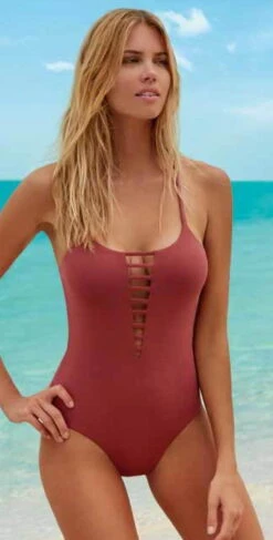 Melissa Odabash Formentera One Piece In Terracotta
