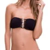 Milonga Shell Bandeau Top In Basic Black 069 -Tial Muse Shop Milonga BASIC 069 WINE BLACK FRONT