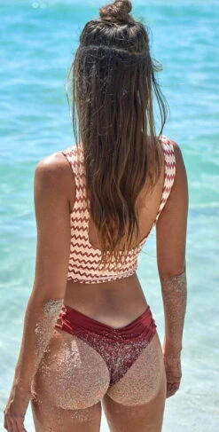 Montce Kim Top In Chevron 7 Montce Kim Top In Chevron -Tial Muse Shop Montce chevron kim top x sienna syd shells bottom