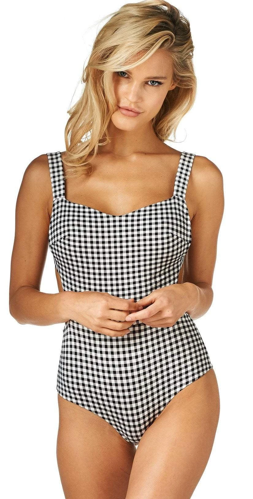 Montce Bea One Piece Swimsuit In Gingham 3 Montce Bea One Piece Swimsuit In Gingham