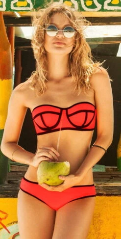 Phax Mursi Underwire Bandeau Top In Orange BF11520181