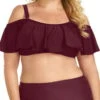 Raisins Curve Tortuga Flounce Top In Maroon Y840027-MAR -Tial Muse Shop Raisins Curve Majorelle St. Flounce Top and St Vincent Pant Y840027 57 MAR 2432 3 61a9af2d 090d 469c 9088 e3c6376591ea