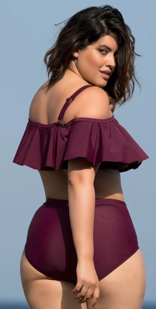 Raisins Curve St. Vincent Bottom In Maroon Y840057-MAR -Tial Muse Shop Raisins Curve Sayulita Solids Mar 2