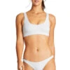 Vitamin A Sienna EcoRib Bikini Tank Top In White