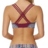 Red Carter Tribal Daze Cali Bottom RCTD117718-PLM/MLT 1 Red Carter Tribal Daze Cali Bottom RCTD117718-PLM/MLT -Tial Muse Shop Red Carter Tribal Daze Bikini TOP RCTD117237 BOTTOM RCTD117718 PLUM MULTI BACK